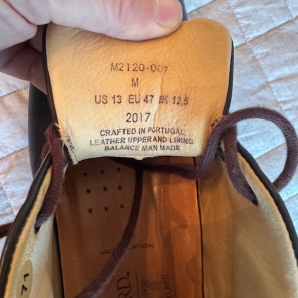 Samuel Hubbard Men’s Chukka Boots – Dark Brown – Size 13M main image 7